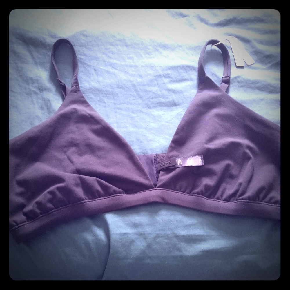 COTTON TRIANGLE BRALETTE